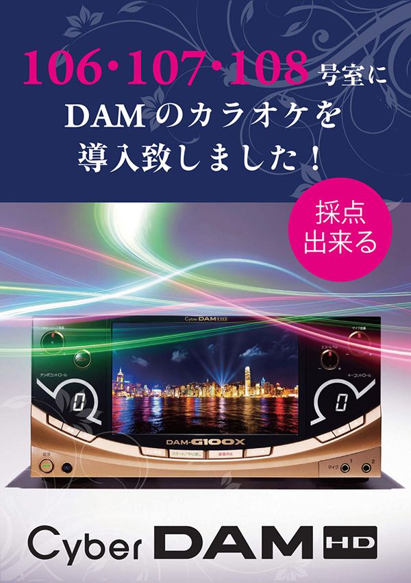 カラオケ設備(DAM)